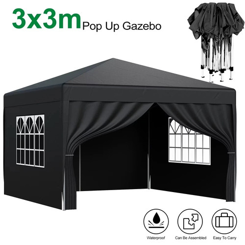 3x3m heavy duty gazebo marquee - heavy,
