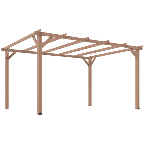 Outsunny 4x3 garden wooden - m,