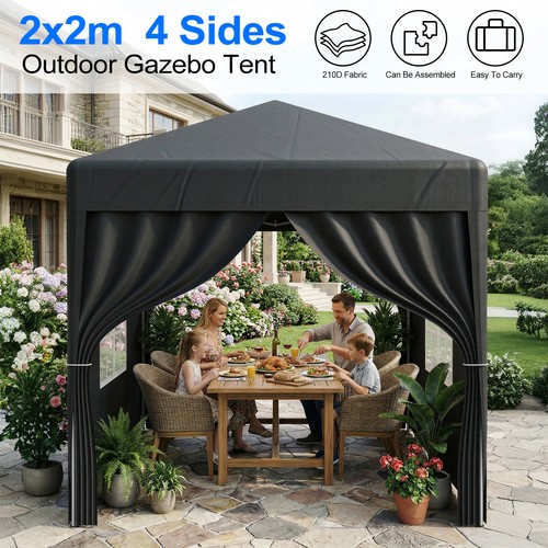 2x2 pop gazebo black - 2x2,