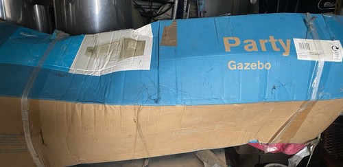 Gazebo boxed clear out - clear,