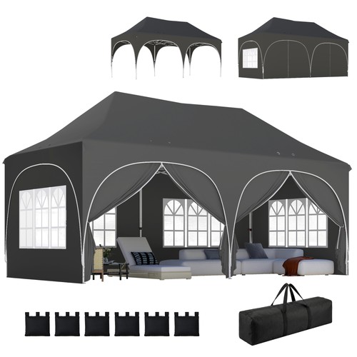 Outsunny pop up gazebo - 6m,