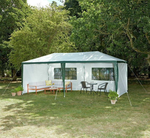 Home gazebo with side - 6m,